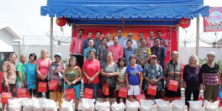Walikota Siantar Apresiasi Etnis Tionghoa Bantu Warga Kurang Mampu Jelang Imlek