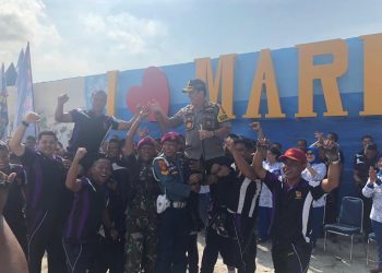 Sinergitas TNI Polri Terjalin dalam Perayaan Ulang Tahun Yon Marhanlan I Belawan ke 39