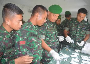 30 Prajurit TNI Batalyon 122 Tombak Sakti Negatif Narkoba