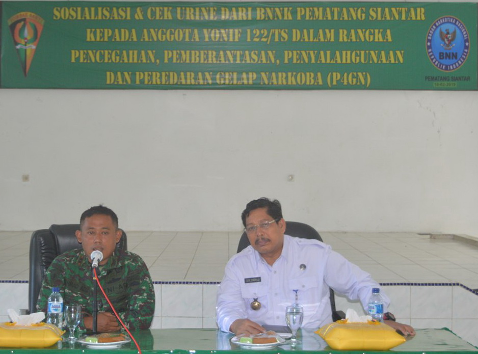 30 Prajurit TNI Batalyon 122 Tombak Sakti Negatif Narkoba