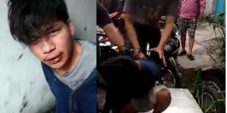 Fernando Pardede Diamuk Massa Usai Curi Kotak Infaq di Siantar Fernando Pardede Diamuk Massa Usai Curi Kotak Infaq di Siantar