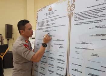 Polres Madina Gelar Pencanangan Zona Integritas Menuju WBK dan WBBM