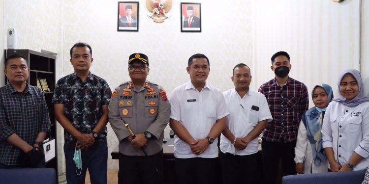 Kapolres Tanjungbalai Kunjungi Kantor Badan Pertanahan Nasional (BPN) Kota Tanjungbalai