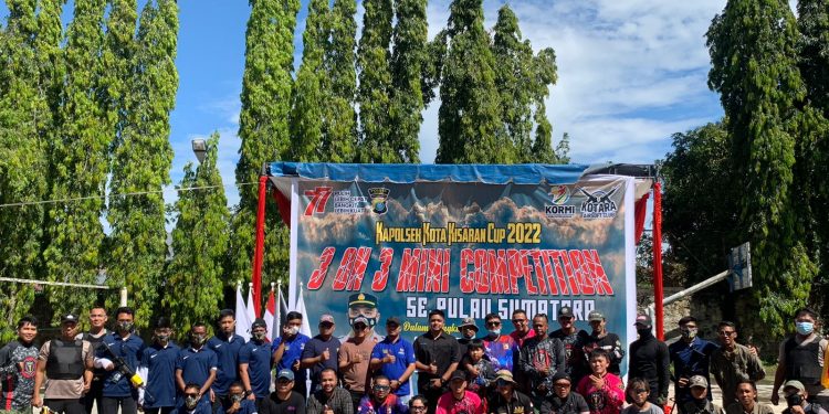 Kapolsek Kota Kisaran Polres Asahan Gelar Pertandingan 3 on 3 Mini Competition SE-Pulau Sumatera