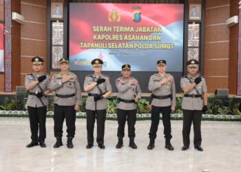 Kapolda Sumut Pimpin Sertijab Kapolres Asahan dan Tapsel