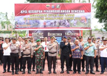 Apel Serentak Penanggulangan Karhutla, Kapolres Simalungun Ajak Masyarakat Dapat Bekerjasama Menjaga Hutan Dan Bijak Membuka Lahan