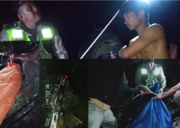 Empat Orang Keluarga Sagala Tewas, Mobil Rombongan Pesta Masuk Jurang
