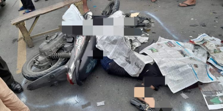 Bonceng 3, Gadis Belia Tewas Digilas Truk Tangki Bonceng 3, Gadis Belia Tewas Digilas Truk Tangki