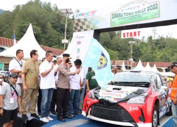 Wakapolda Sumut Hadiri Pembukaan Danau Toba Rally 2022 