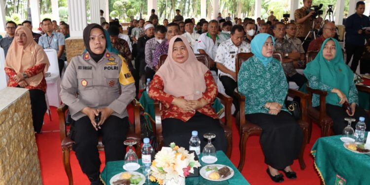 Waka Polres Asahan Hadiri Kunjungan Kerja Wakil Menteri Pertanian RI di Rumah Dinas Bupati Asahan