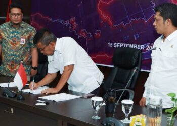 Bupati Simalungun Tandatangani Perjanjian Kerja Sama Optimalisasi Pemungutan Pajak Pusat dan Pajak Daerah Tahun 2022