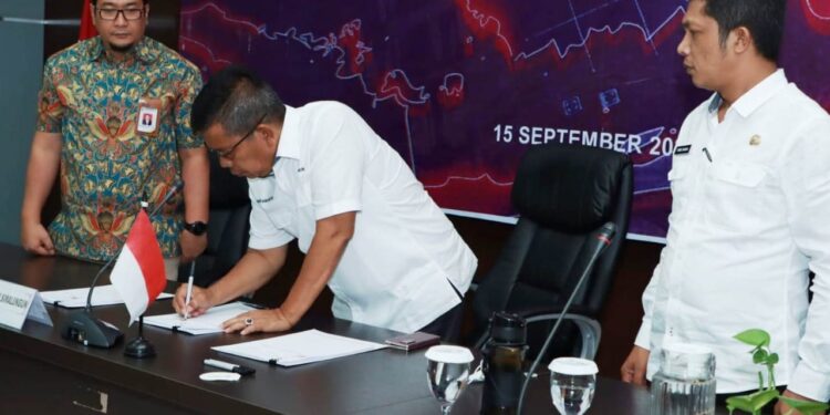 Bupati Simalungun Tandatangani Perjanjian Kerja Sama Optimalisasi Pemungutan Pajak Pusat dan Pajak Daerah Tahun 2022