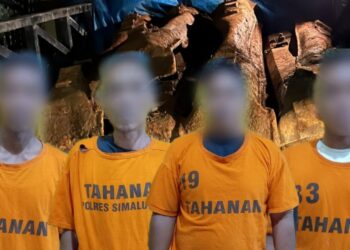 Polres Simalungun Tangkap Pelaku Pencurian Besi Rel Kereta Api
