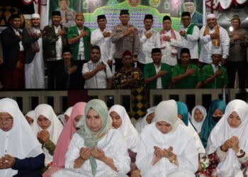 Polres Nias, GP ANSOR, Berkah Foundation serta Pemuda Muhammadiyah Gunungsitoli Gelar Dzikir dan Doa Bersama