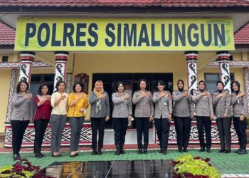 Polwan Polres Simalungun Tatap Muka dengan Pakor Polwan Polda Sumut