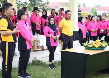 Rayakan HUT Polwan ke 74 Serta Peringatan HKGB ke 70, Kapolres AKBP Ronald Beri Apresiasi dan Ingatkan Untuk Tetap Menjaga Marwah Institusi Polri