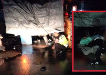 Tiga Remaja Bermarga Sipahutar Berboncengan dan Tabrak Tabrak Mobil Truck, Dua Tewas Satu Luka Berat