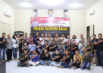 Kapolres Tanjungbalai Silaturahmi dan Ramah Tamah Bersama Wartawan