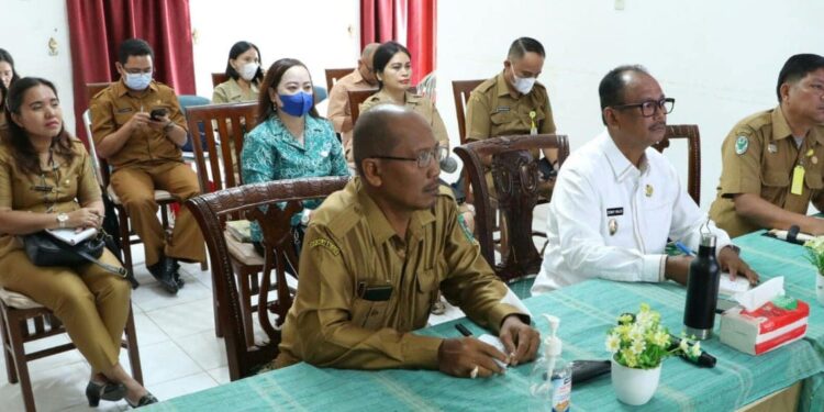 Wakil Bupati Simalungun Ikuti Giat Pra Pendampingan TPPS secara Zoom Meeting