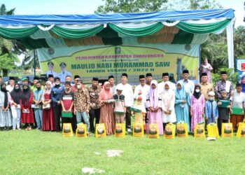 Pemerintah dan Masyarakat Kabupaten Simalungun Laksanakan Peringatan Maulid Nabi Muhammad SAW Tahun 1444 H/2022 M