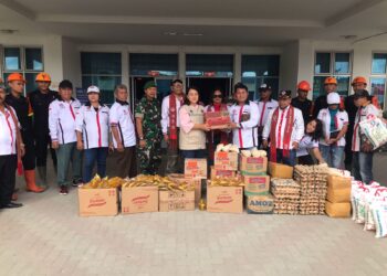 Posko Tanggap Bencana Taput Terima Bantuan Horas Bangso Batak