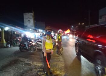 Kapolres Simalungun Ikut Pengaturan Arus Balik Libur Weekend
