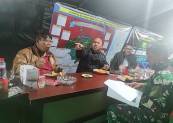 Kunjungi Posko Bencana, Bupati Taput Harapkan Petugas Gerak Cepat dan Tetap Semangat