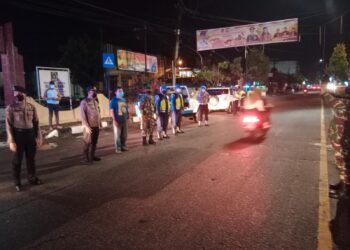 Polres Tanjung Balai Patroli Gabungan Bersama TNI