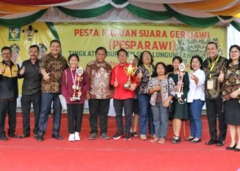 Pesparawi Tingkat Kabupaten Simalungun Tahun 2022 Resmi Ditutup, Kecamatan Raya Juara Umum