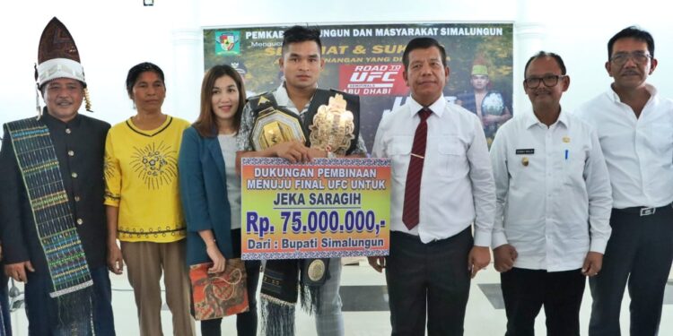 Berprestasi di Ajang Internasional, Jeka Asparido Saragih Disambut Bupati Simalungun bersama Forkopimda