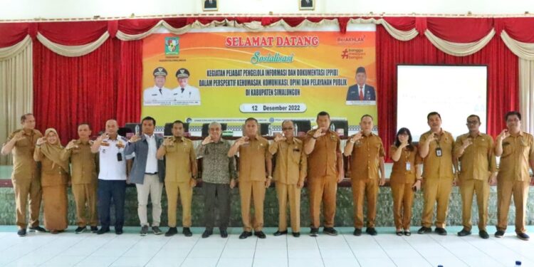 Sosialisasi Giat PPID dalam Perspektif Kehumasan, Komunikasi, Opini dan Pelayanan Publik di Kabupaten Simalungun