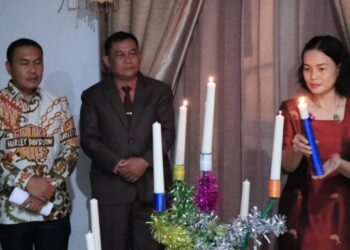 Perayaan Natal Keluarga Besar Polres Tapteng Berlangsung Hikmat