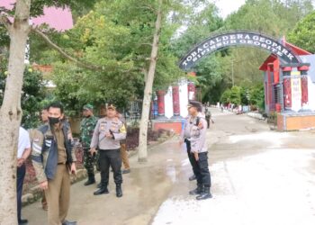 Jelang Nataru, Kapolres Humbahas Tinjau Lokasi Objek Wisata Sipincur