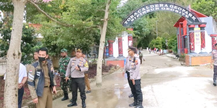 Jelang Nataru, Kapolres Humbahas Tinjau Lokasi Objek Wisata Sipincur
