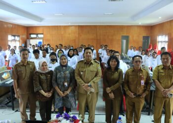 Bupati Samosir Membuka Secara Resmi Ujian Dinas dan Ujian Kenaikan Pangkat Penyesuaian Ijazah di Lingkungan Pemkab Samosir