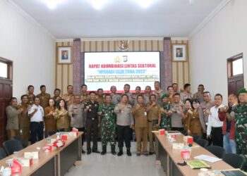 Kapolres Humbahas Pimpin Rakor Lintas Sektoral Operasi Lilin Toba 2022 di Wilayah Kabupaten Humbahas 