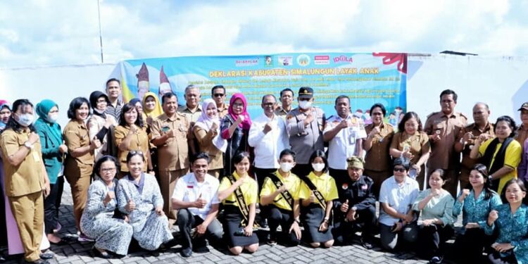 Pemkab Simalungun Gelar Simulasi dan Pengisian Indikator KLA Tahun 2023