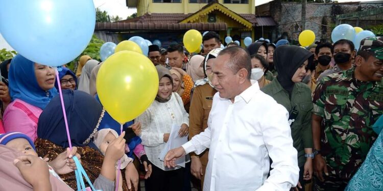 Gubernur Sumut Tinjau Pelaksanaan Pekan Imunisasi Nasional