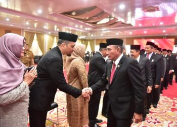 Gubernur Sumatera Utara Lantik 7 Pejabat Eselon II
