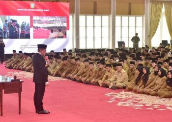 Gubsu Melantik 911 pejabat eselon III dan IV