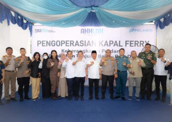 Wali Kota Tanjungbalai Resmikan Pengoperasian Kembali Pelabuhan Internasional Teluk Nibung