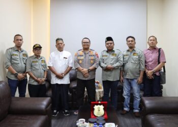Kapolres Tanjung Balai Terima Audiensi Ketua dan Komisioner Bawaslu Kota Tanjung Balai