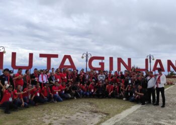 Ekspedisi Kaldera Geopark Toba Dimulai dengan Mengunjungi Geosite Huta Ginjang