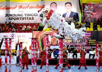 Kejuaraan Barongsai Internasional Memperebutkan Piala Bergilir Gubernur Sumut dan Piala Tetap MITSU