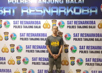 Buka Lapak Narkoba di Rumahnya, Pria ini Diciduk Satres Narkoba Polres Tanjungbalai