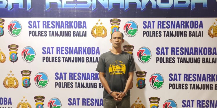 Buka Lapak Narkoba di Rumahnya, Pria ini Diciduk Satres Narkoba Polres Tanjungbalai
