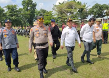 Apel Gelar Pasukan Operasi Mantap Huta Toba – 2023 untuk Pam Pilpanag di Simalungun