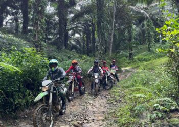 Sambut Rakernas dan HUT ke-6, SMSI Binjai-Langkat Gelar Trabas