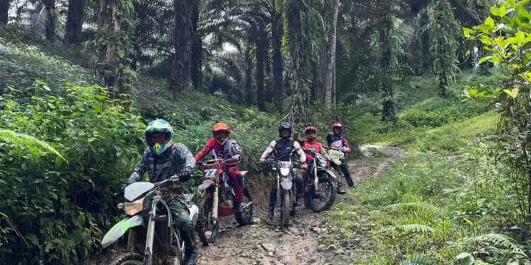Sambut Rakernas dan HUT ke-6, SMSI Binjai-Langkat Gelar Trabas
