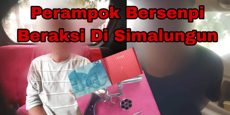 Perampok Bersenjata Api Beraksi di Simalungun, Dua Pelaku Ditangkap dari Asahan dan Riau